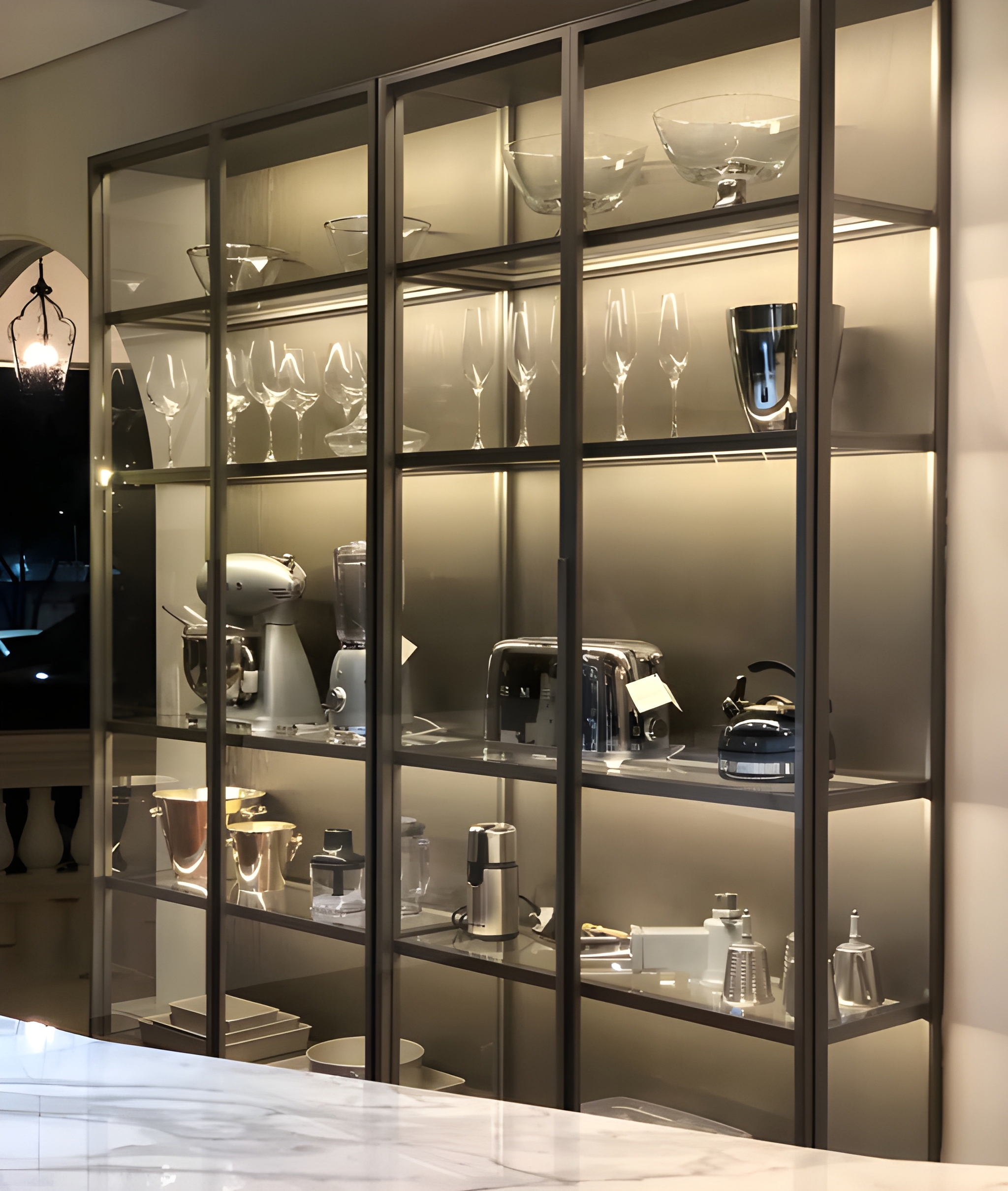 Closet + prateleiras (alumínio)